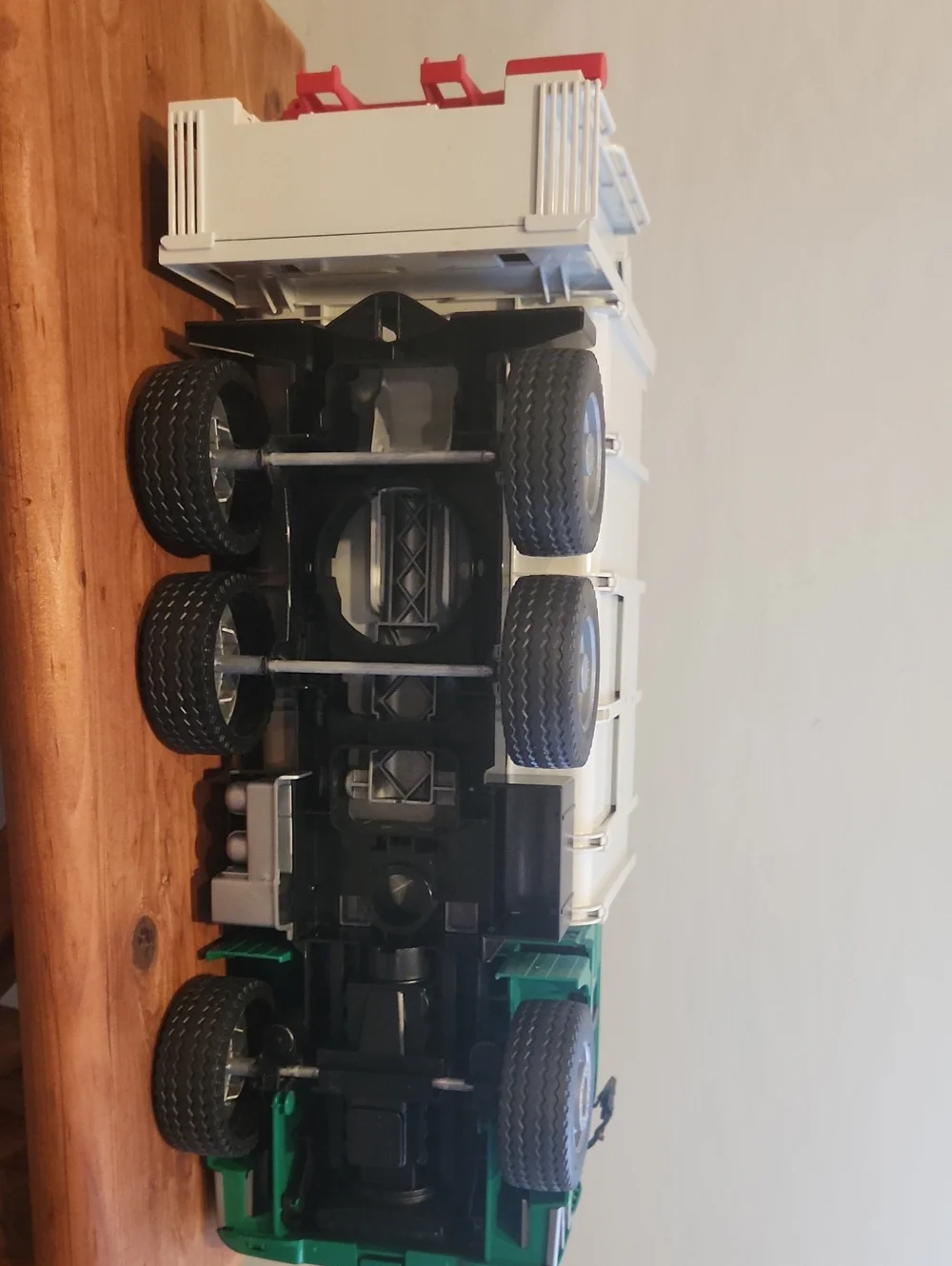 Vintage Bruder Recycle Garbage Truck BRU02764 MAN TGA Rearloading 5 Cans Dumpste